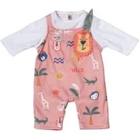 Abbildung von Baby Born Puppenkleidung Dschungel Strampler, 43 cm, mit Kleiderbügel
