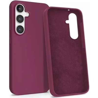 Abbildung von MyGadget Hülle für Samsung Galaxy S23 FE Gummierte Handyhülle [ 3 Layer Struktur ] Schutzhülle mit Soft Inlay &amp; Hardcase Cover außen Bordeaux