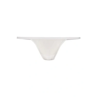 Abbildung von DKNY Intimates Monogram Thong String, Damen, Größe: XL, Poplin white