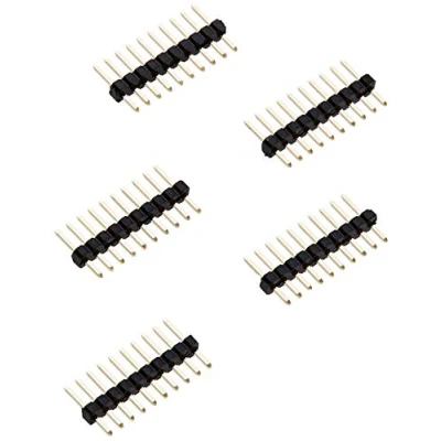 Abbildung von Delock Stiftleiste 10 Pin, Rastermaß 1,27 mm, 1 reihig, gerade, 5 Stück