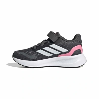 Abbildung von adidas RUNFALCON 5 Shoes Kids Laufschuhe, Grey six/Crystal White/Bliss pink, 29.5 EU