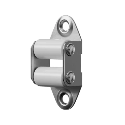 Abbildung von BAUHELD® Rolladen Gurtführung Aufputz [1 Stück] Maxi Gurtdurchführung aus verzinktem Stahl Mit Doppel Gurtleitrolle Für Rolladengurt 23mm geeignet [Hochkant] Lochabstand 47mm Metall