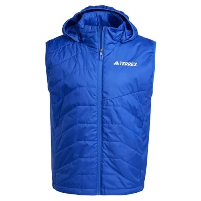 Abbildung von adidas Sportswear Hooded Weste, Herren, Größe: Small, Semi lucid blue