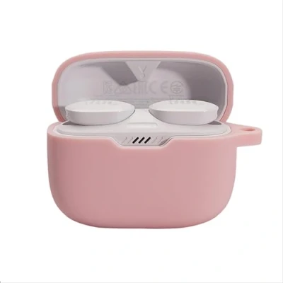 Abbildung von GIOPUEY Hülle Kompatibel mit JBL Tune 235NC, Silikon Stoßfeste Schutzhülle, Ultradünn Case Cover, Kein Geruch, Pink
