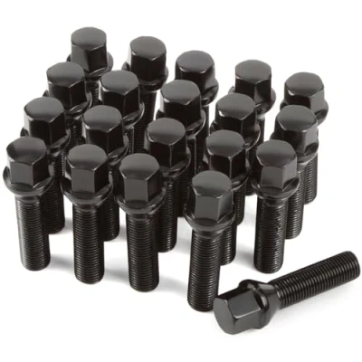 Abbildung von 20 Verlängerte Radschrauben Radbolzen für Spurverbreiterungen I M12x1,5x45mm Kegelbund SW 17mm Kompatibel mit BMW
