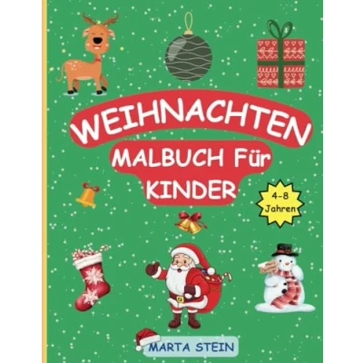Abbildung von Weihnachtsmalbuch für Kinder: Zauberhafte Motive und Malspaß die Festliche Zeit