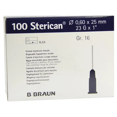 Abbildung von Sterican Einmalkanülen Standard 23G 0,60 x 25mm 100 Stück