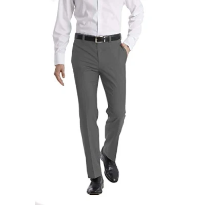 Abbildung von Calvin Klein Herren Modern Fit Dress Pant Klassische Hose, Mittelgrau, 32W / 32L