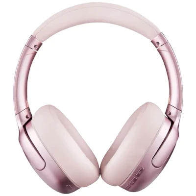 Abbildung von Intenso O400HA Over Ear Kopfhörer Hybrid Active Noise Cancelling, bis zu 75 Stunden Laufzeit und Bluetooth 5.3, mit Musikmodus, Transparency Modus schneller Ladezeit, rosa