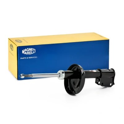 Abbildung von MAGNETI MARELLI 356159070000 Stoßdämpfer Vorderachse Gasdruck Zweirohr Federbein oben Stift RENAULT: CLIO 2, Thalia 1, 2 Kasten