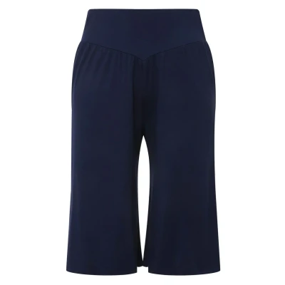 Abbildung von Ulla Popken Bermuda Shorts, Damen, Größe: 62/64, Night blue
