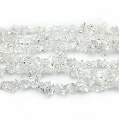 Abbildung von SKYBEADS Natürliche Transparenter Klar Kristallquarz Irregular Chips 3 8mm für Armbänder Halsketten Auffädeln Approx 80cm Strang