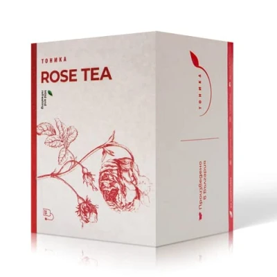 Abbildung von Tonika Tea Rosentee Bulgarische Rose Damascena natürlicher Diuretiker Tee koffeinfrei 25 Teebeutel