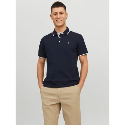 Abbildung von Jack &amp; Jones Poloshirt JJEPAULOS POLO SS NOOS mit Logo Stickerei