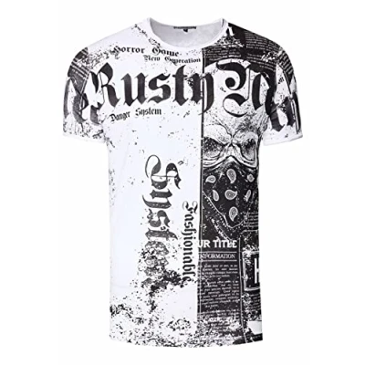 Abbildung von Rusty Neal Tshirt print, Größe: 3XL, Weiß