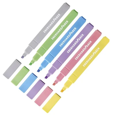 Abbildung von EBERHARD FABER Slim pastell Textmarker Mehrfarbig