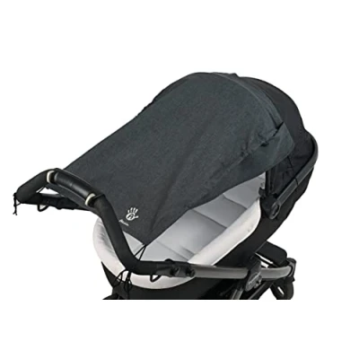 Abbildung von Altabebe AL7013 34 Sonnensegel Lifeline mit Seitenschutz für Kinderwagen/Buggys, schwarz