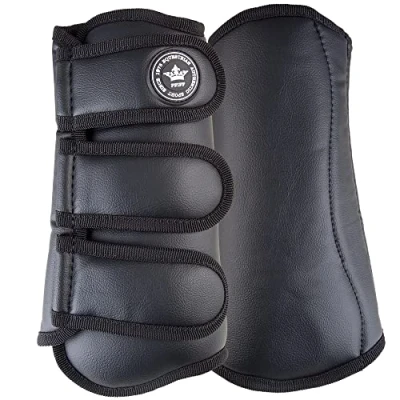 Abbildung von PFIFF 101778 Gamaschen Galena, feste Kunststoffschale Soft Innenfutter, Vorderbein Schwarz Cob