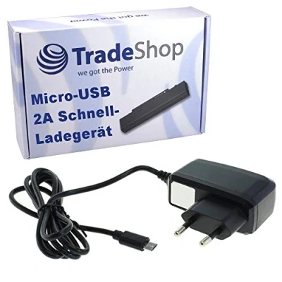 Abbildung von 2A Hochleistungs Schnell Ladegerät Netzadapter Netzteil Ladekabel Micro USB für Geemarc CL8450 General Mobile 4G GM 5 Gigabyte GSmart Rola GS160 GS170 GS180 GS270 Plus GS370