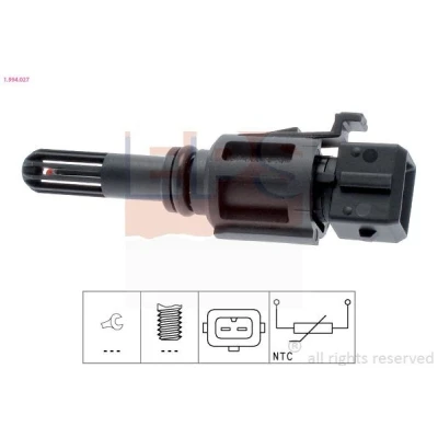 Abbildung von EPS 1.994.027 Sensor, Ansauglufttemperatur Made in Italy OE Equivalent BMW: 3 Limousine, X3, Coupe