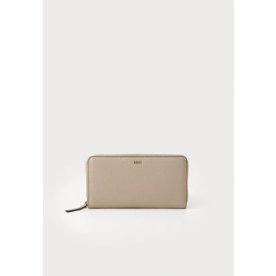 Abbildung von BOSS Alyce Ziparound Geldbörse, Damen, Größe: One Size, Light beige