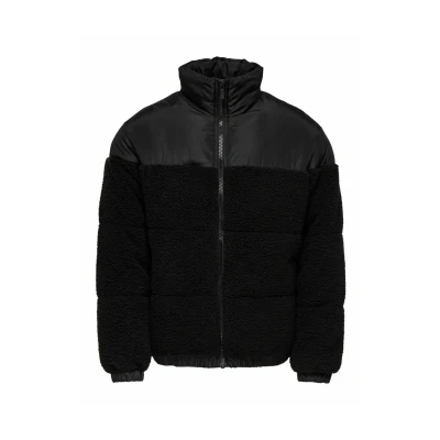 Abbildung von ONLY &amp; SONS Eli Sherpa Mix Pufferjacken schwarz