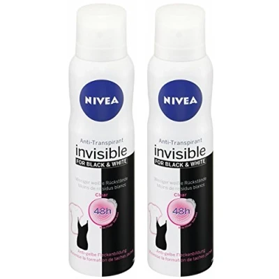 Abbildung von Nivea Deo Invisible Black &amp; White Clear Anti Transpirant, 2er Pack (2 x 150 ml)