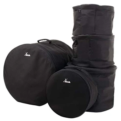 Abbildung von XDrum Classic Drumbag Set, Schlagzeugtaschen in Fusion Größen: 22&quot;,14&quot;,12&quot;,10&quot; und 14,5&quot; (wasserabweisend, innenpolsterung, stabile Tragegriffe)