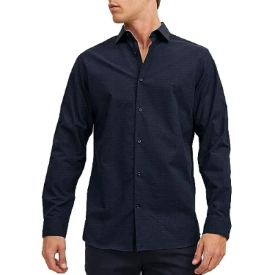 Abbildung von Jack &amp; Jones Jprblaparker Detail L S NOOS Hemd, Herren, Größe: XXL, Perfect navy