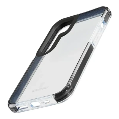 Abbildung von Cellularline Tetra Force Strong Guard Galaxy S24+ Flexible Schutzhülle Verstärkte Kanten und Ecken Stoßdämpfend IDS Technologie (Impact Dissipating System)™ Transparent