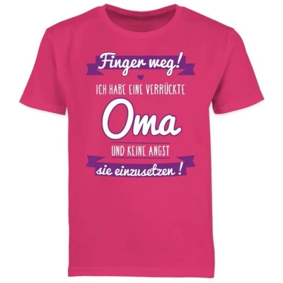Abbildung von Shirtracer T Shirt Ich habe eine verrückte Oma (1 tlg) Statement Sprüche Kinder