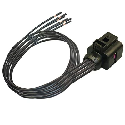 Abbildung von Stecker Reparatursatz 6 pol. Kabelsatz Buchse kompatibel zu VW Audi SEAT Skoda 1J0973713 1J0 973 713