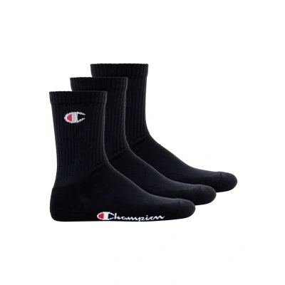 Abbildung von Champion Unisex 3 PAAR Socken, Größe: 35 38, Schwarz