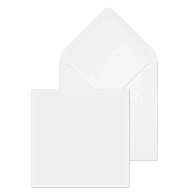 Abbildung von Blake Purely Everyday ENV2173 quadratischer Briefumschläge Naßklebung Weiß 111 x mm 90g/m² 1000 Stück