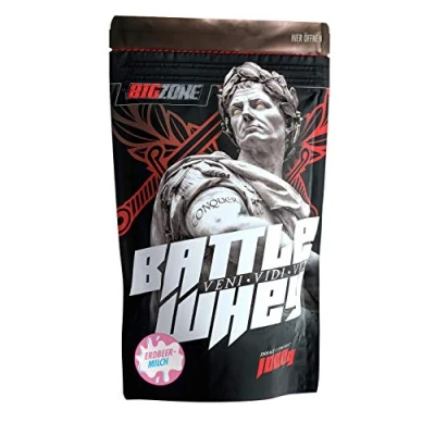 Abbildung von Big Zone Battle Whey Erdbeer Milch