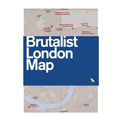 Abbildung von Brutalist London Map: Guide to Architecture in 2nd Edition (Blue Crow Media Maps)