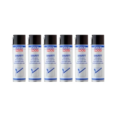 Abbildung von 6x LIQUI MOLY 6135 Seilfett Spray Hohlraumversiegelung Dose Aerosol 500ml