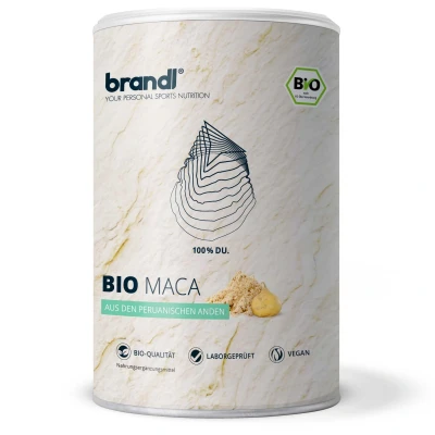 Abbildung von brandl® Maca Pulver Bio aus Peru (maca powder) Premium Macca von der Wurzel 1000 g mg