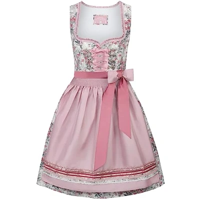 Abbildung von Stockerpoint Damen Dirndl Jolie Kleid für besondere Anlässe, rosa, 36