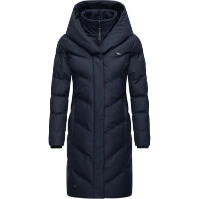 Abbildung von Ragwear Natalka Wintermantel, Damen, Größe: Medium, Navy