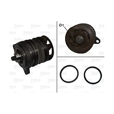 Abbildung von VALEO 506726 Wasserpumpe ohne Riemenscheibe mit Dichtungen Deckel VOLKSWAGEN: Transporter 5 Bus, Multivan (7HM, Touareg I