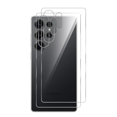 Abbildung von GIOPUEY Rückseite Folie Kompatibel mit Samsung Galaxy S25 Ultra, Hochwertige Materialien Dünn Weiches TPU Ultra Schutzfolie Clear [2 Stück]