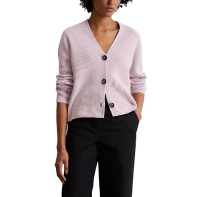 Abbildung von Marc O&#039;Polo Cardigan Longsleeve V NECK Strickjacke, Damen, Größe: XXL, Pale lilac