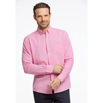 Abbildung von Jack&#039;s Sportswear L/S Hemd, Herren, Größe: 4XL, Pink