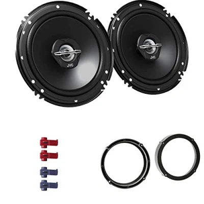 Abbildung von JVC CS J620X Auto Lautsprecher 16,5 cm mit Einbauset passend für Skoda Citigo ab 2012 Türen vorne 600 W 165mm 2 Wege Koax