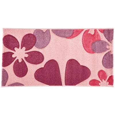 Abbildung von LUXOR living Kinderteppich &quot;Flair&quot;, rund, Kurzflor, Blumen Design, Kinderzimmer