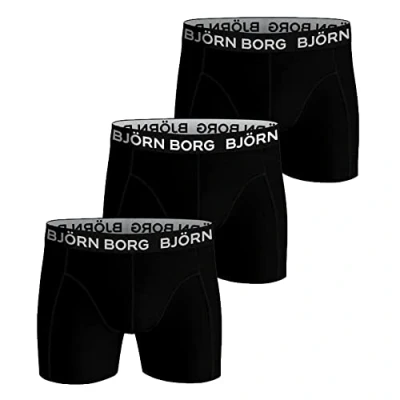 Abbildung von Björn Borg 3 PACK Panties, Herren, Größe: Medium, Black