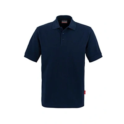 Abbildung von HAKRO Poloshirt &#039;performance&#039;, dunkelblau, Größen: XS XXXXL Version: S Größe
