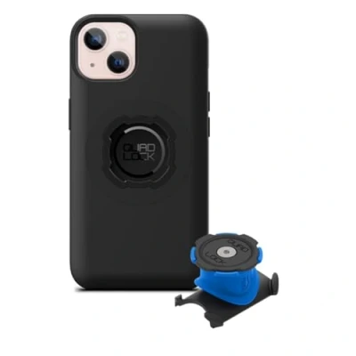 Abbildung von Quad Lock Vorbau/Lenker Handyhalterung Fahrrad Kit mit iPhone 13 MAG Hülle