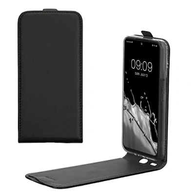 Abbildung von kwmobile Schutzhülle kompatibel mit Samsung Galaxy A54 5G Hülle Handy Flip Case Handyhülle Schwarz